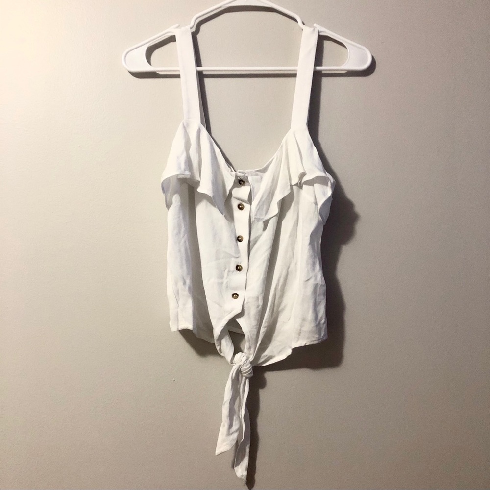 White Summer Tank Top